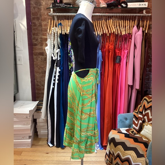 Balenciaga silk Up Wrap  skirt Dress S - Picture 2 of 4